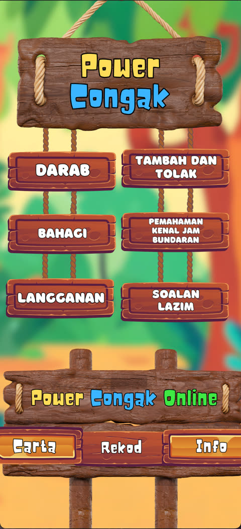 Power Congak Tahap 1: Dua Digit, Tiga Digit, Combo, Laporan